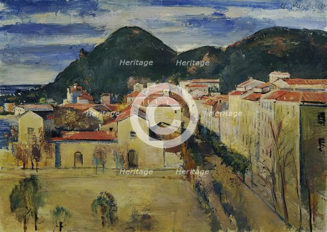 Ajaccio, 1926. Creator: Anton Faistauer.