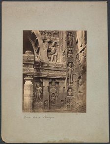 Ajinta Cave No. 19, 1850s-1870s. Creator: Francis Frith & Co. (British)