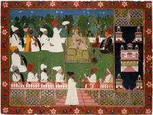 Ajit Singh (1678–1724), the Maharaja of Jodhpur, Mid of the 18th cen.. Artist: Indian Art
