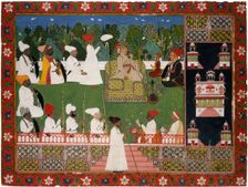 Ajit Singh (1678–1724), the Maharaja of Jodhpur, Mid of the 18th cen.. Artist: Indian Art