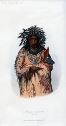 Ak-quee-we-zaints, The Boy 1848. Artist: Harris