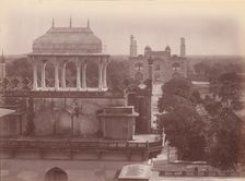Akbar's Tomb and Gardens, Sikandra, India, 1860s-70s. Creator: Unknown