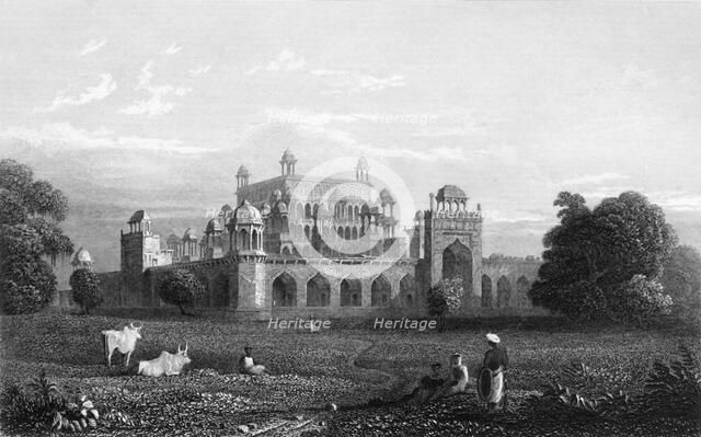 'Akbar's Tomb, - Secundra', 1835. Creator: William Purser.