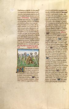 Akephalos and Kynokephalos; Miroir Historial, about 1475. Creator: Unknown