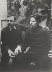 Akseli Gallen-Kallela and Maxim Gorky in Helsinki, c. 1905