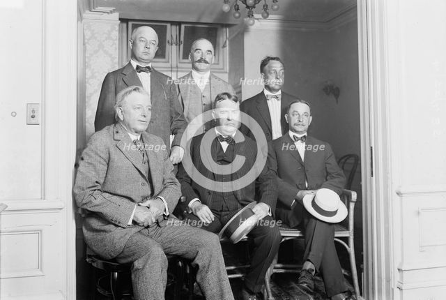 AL club presidents: Frank Navin, Detroit; Benjamin S. Minor, Washington; Frank Farrell..., 1914. Creator: Bain News Service.