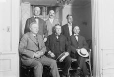 AL club presidents: Frank Navin, Detroit; Benjamin S. Minor, Washington; Frank Farrell..., 1914. Creator: Bain News Service