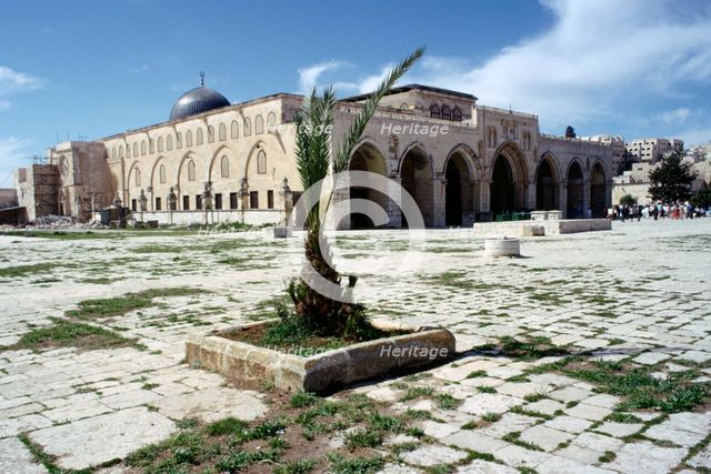 Al Aqsa Mosque, Jerusalem, Israel.  Creator: Vivienne Sharp.