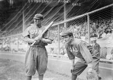 Al Bridwell & Jimmy Archer, Chicago NL (baseball), 1913. Creator: Bain News Service