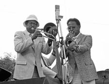 Al Grey and ClarkTerry, Capital Jazz Festival, Knebworth, Herts, July 82. Artist: Brian O'Connor