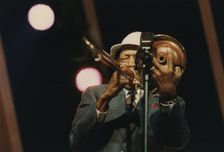 Al Grey, Benny Carter's Swing America, North Sea Jazz Festival, Netherlands, 1991. Creator: Brian Foskett