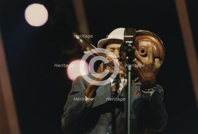 Al Grey, Benny Carter's Swing America, North Sea Jazz Festival, Netherlands, 1991. Creator: Brian Foskett.