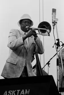 Al Grey, Capital Jazz Festival, Knebworth, Herts, July 1982. Artist: Brian O'Connor