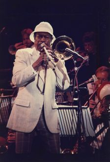 Al Grey, Capital Radio Jazz Festival, Knebworth, Herts, 1982. Creator: Brian Foskett