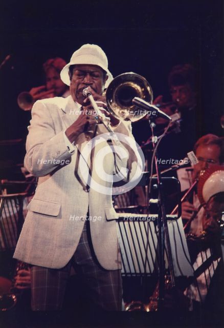 Al Grey, Capital Radio Jazz Festival, Knebworth, Herts, 1982. Creator: Brian Foskett.