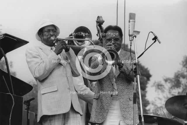 Al Grey, Clark Terry, Capital Radio Jazz Festival, 1981. Creator: Brian Foskett.