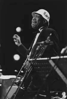 Al Grey, Lionel Hampton and his Golden Men of Jazz, North Sea Jazz Festival, 1994. Creator: Brian Foskett