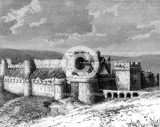 Al Karak castle, 19th century. Artist: Unknown