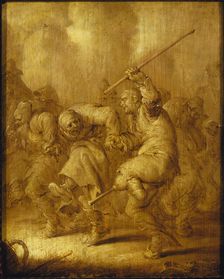 Al kromme lappen (Dancing beggars), 1633. Creator: Venne, Adriaen Pietersz. van de (1589-1662)