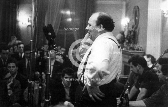 AL Lloyd and Ewan MacColl, Enterprise Public House, London, late 1950s-early 1960s.   Artist: Eddis Thomas