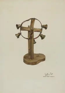Altar Chimes, c. 1939. Creators: Geoffrey Holt, Harry Mann Waddell