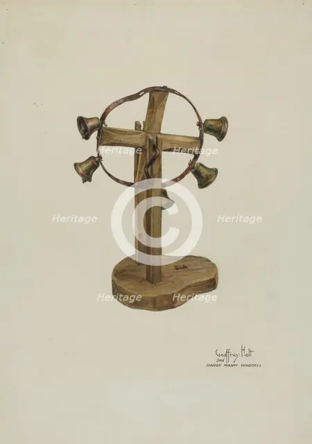 Altar Chimes, c. 1939. Creators: Geoffrey Holt, Harry Mann Waddell.