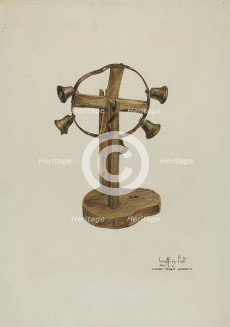 Altar Chimes, c. 1939. Creators: Geoffrey Holt, Harry Mann Waddell.