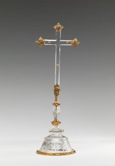 Altar Cross, c. 1590 (foot); mid to late 19th century (cross and its mounts). Creator: Saracchi family