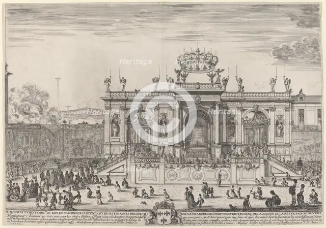 Altar for Corpus Christi Day, probably 1648. Creator: Stefano della Bella.