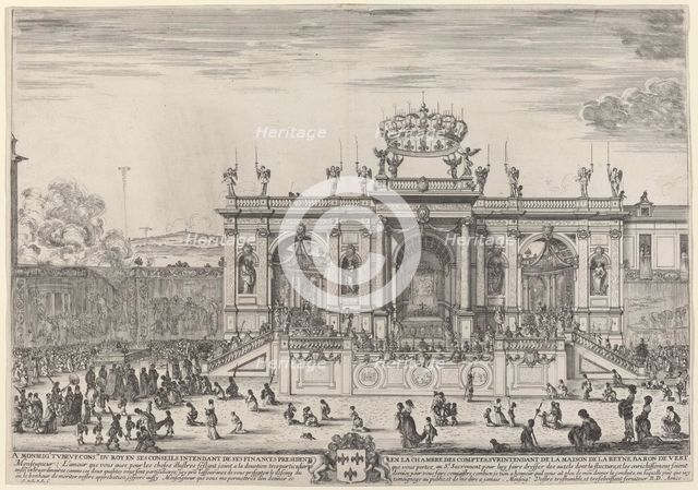 Altar for Corpus Christi Day, probably 1648. Creator: Stefano della Bella.