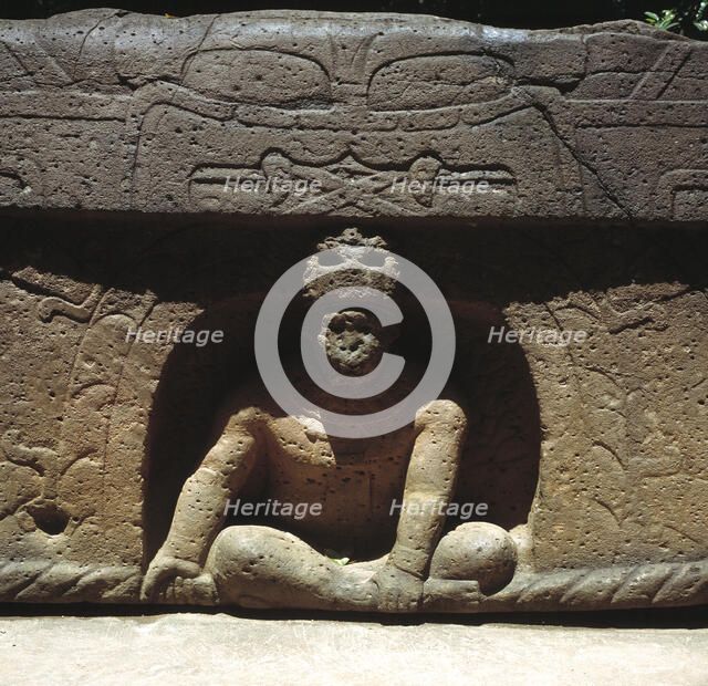 Altar from the Olmec culture in Villahermosa.