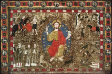 Altar Frontal with Christ in Majesty and the Life of Saint Martin, 1250. Creator: Unknown