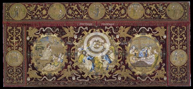 Altar Frontal Depicting Scenes from the Life of Christ, Seo de Urgel, 1575/1600. Creator: Unknown.