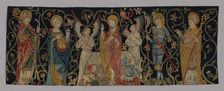 Altar Frontal depicting The Resurrection with Four Saints, Germany, late-15th century. Creator: Unknown