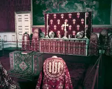 Altar frontal from the Coronation of Edward VII in 1902 (1953). Creator: Arthur Charles Kirby Ware