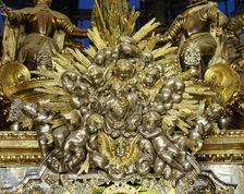 Altar of the Main Chapel, Cathedral of Santiago, Santiago de Compostela, Galicia, Spain, 2008. Creator: LTL