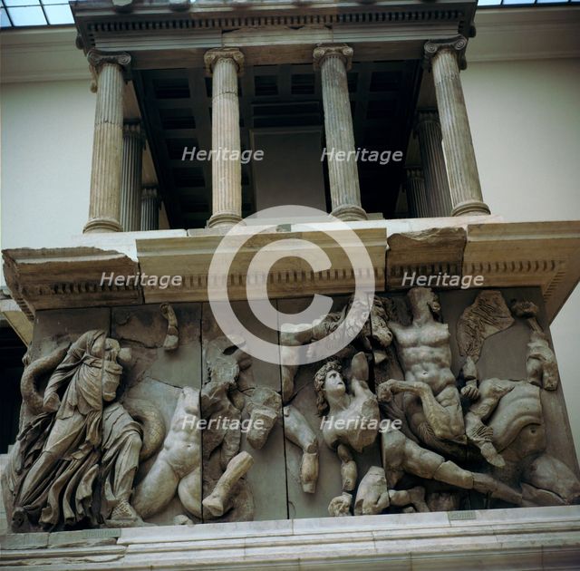 Altar of Zeus detail, 2nd century BC. Artist: Unknown