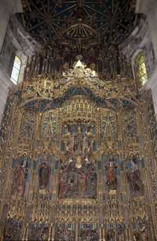 Altar, Old Cathedral of Coimbra, Portugal, 2009. Artist: Samuel Magal