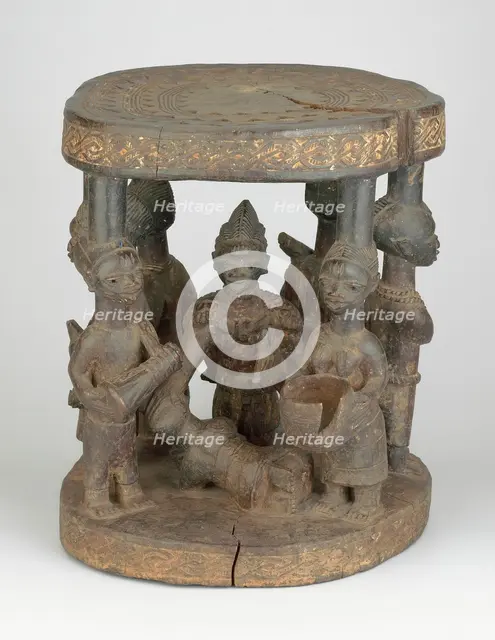 Altar Stool, Nigeria, Mid-/late 19th century. Creator: Unknown.