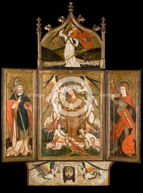 Altar Retable from the Church in Moszczenica Nizna near Stary Sacz, c1480. Creator: Unknown.