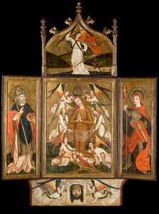 Altar Retable from the Church in Moszczenica Nizna near Stary Sacz, c1480. Creator: Unknown