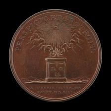 Altar with a Burning Offering [reverse], 1800. Creator: Heinrich Conrad Küchler