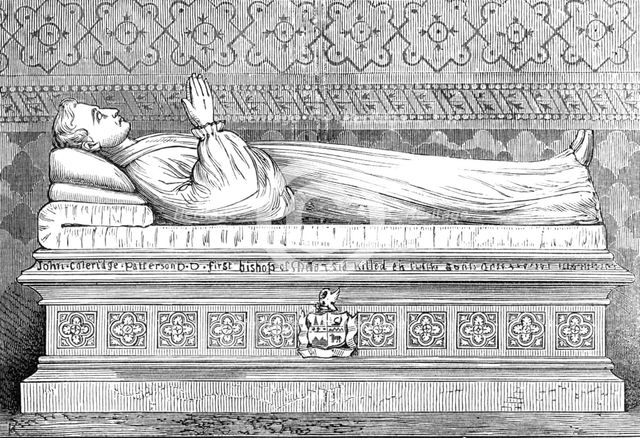 Altar-tomb of the late Bishop Patteson, Christ Church, Sydney, 1874. Creator: Unknown.