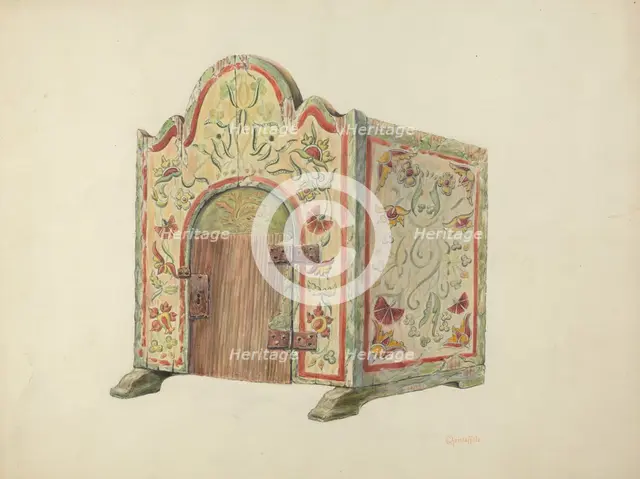 Altar Tabernacle, c. 1940. Creator: Cornelius Christoffels.