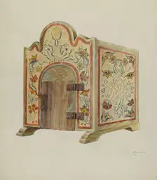 Altar Tabernacle, c. 1940. Creator: Gerald Transpota