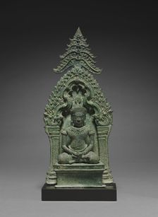 Altarpiece with Buddha Enthroned, mid-1100s. Creator: Unknown