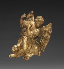 Altarpiece with Relics - Angel, lower left, c. 1735-1740. Creator: Joseph Matthias Götz (German, 1696-1760); Workshop, and
