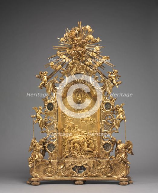 Altarpiece with Relics, c. 1735-1740. Creator: Joseph Matthias Götz (German, 1696-1760); Workshop, and.