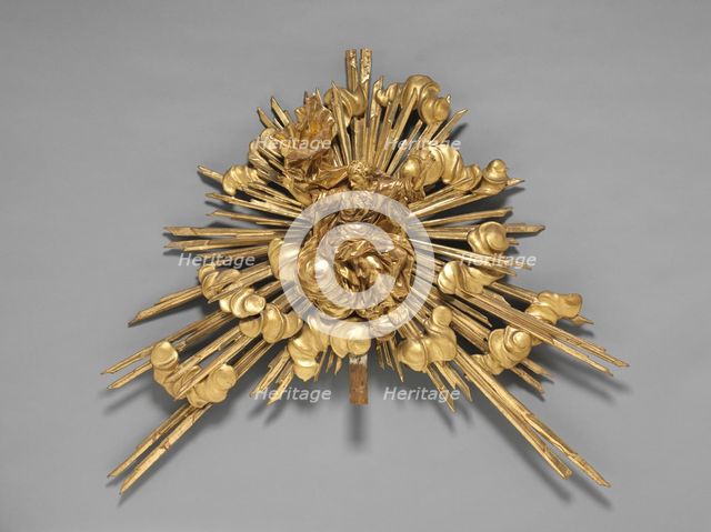 Altarpiece with Relics - God the Father, 1735-1740. Creator: Joseph Matthias Götz (German, 1696-1760); Workshop, and.