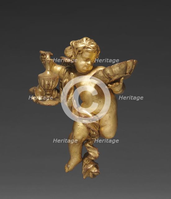 Altarpiece with Relics - Putto with Ewer, upper left, c. 1735-1740. Creator: Joseph Matthias Götz (German, 1696-1760); Workshop, and.